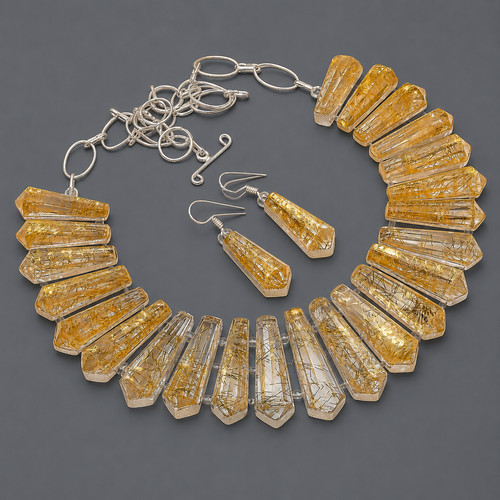 Facettierte goldene rutil - goldene,