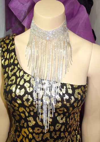 Große straß statement - große, tassel