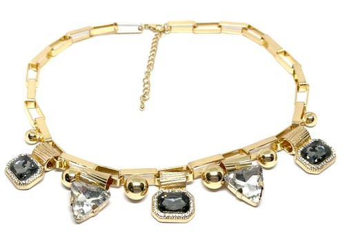 Vintage statement collier gold - collier,