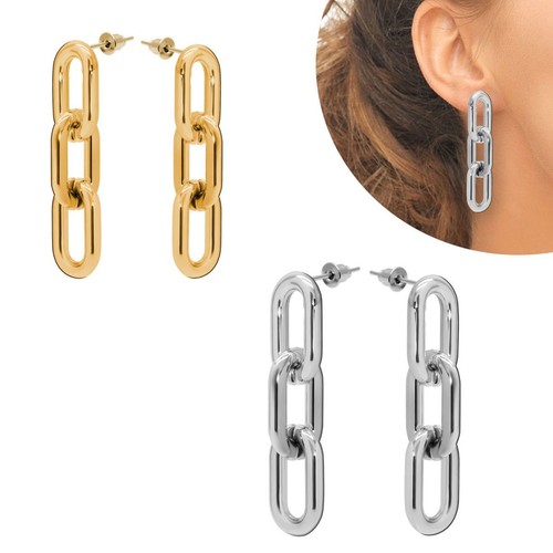 Statement ohrstecker kette - statement,