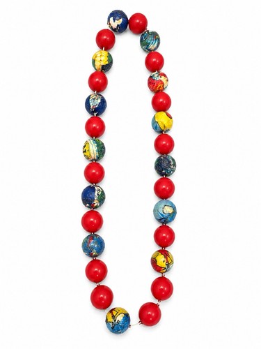 Lange statement halskette - statement,