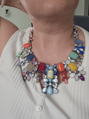 Zara statement kette bunt - statement,