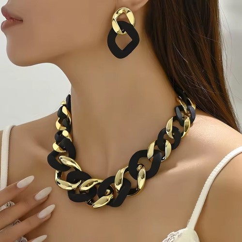 Statement damen set kette - ***,