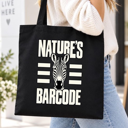 Zebra tasche nature barcode - nature's,