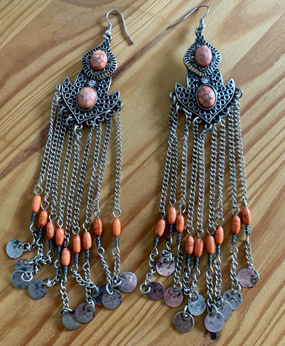 Boho statement ohrringe - statement,