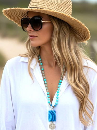 Lange boho mala hals - mala, kette