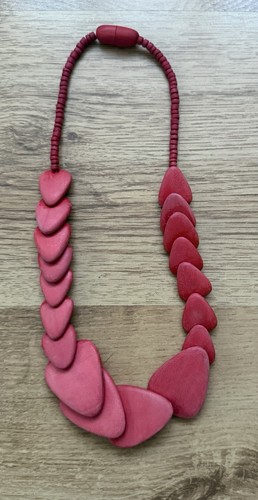 Tagua nuss statement kette - tagua-nuss, /