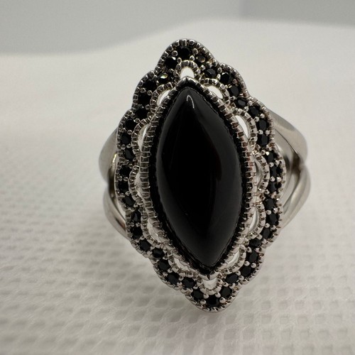 Vintage marquise schwarzer - vintage,