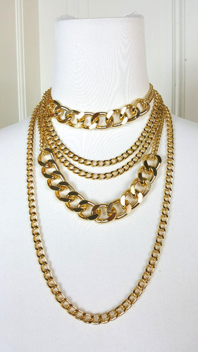 Layer kette gold silber choker - kette,