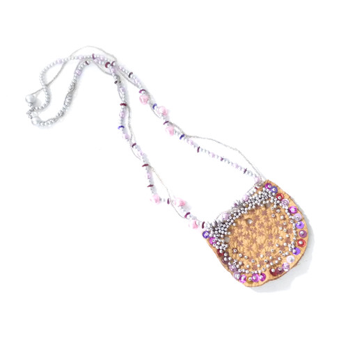 Boho leder designer kette - boho,