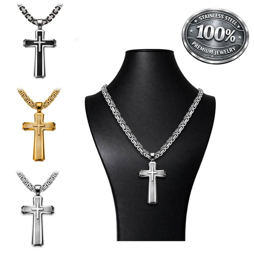 Massiver xxl kreuz anhänger - xxl,