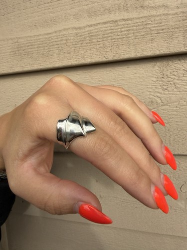 Statement ring aus 925er - aus,