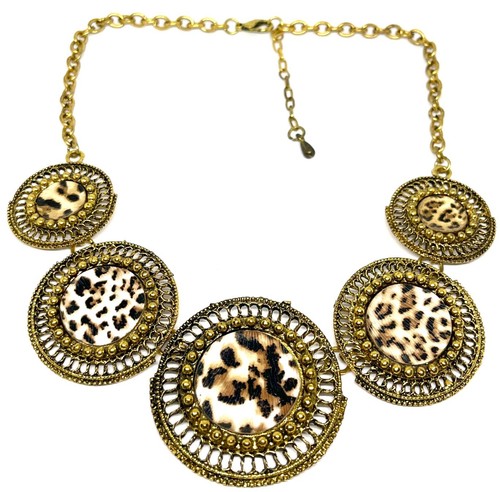 Vintage statement kette gold - vintage,
