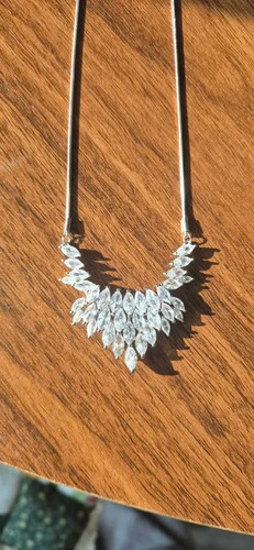 Statement halskette silber mit - statement,