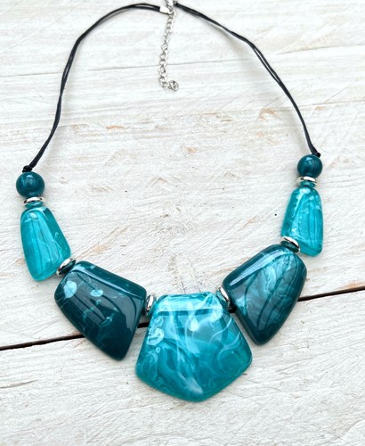 Halskette collier statement - halskette,