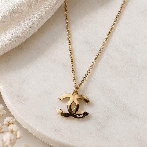 Chanel kette gold anhänger - chanel,